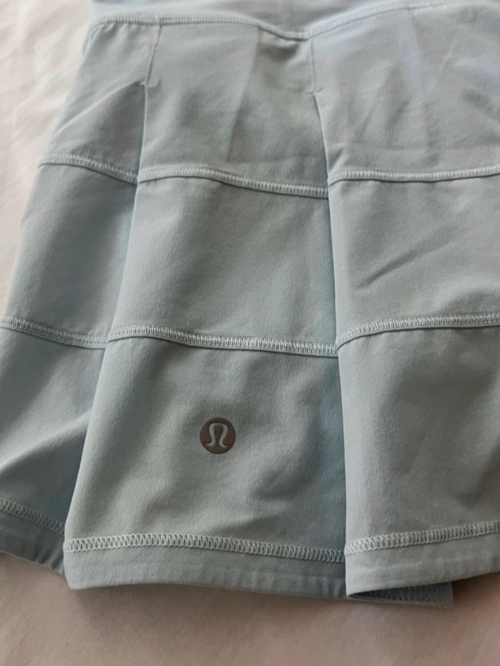 lululemon athletica Blue tennis Skirt with Rear Zip Pocket - Picture 5 of 5